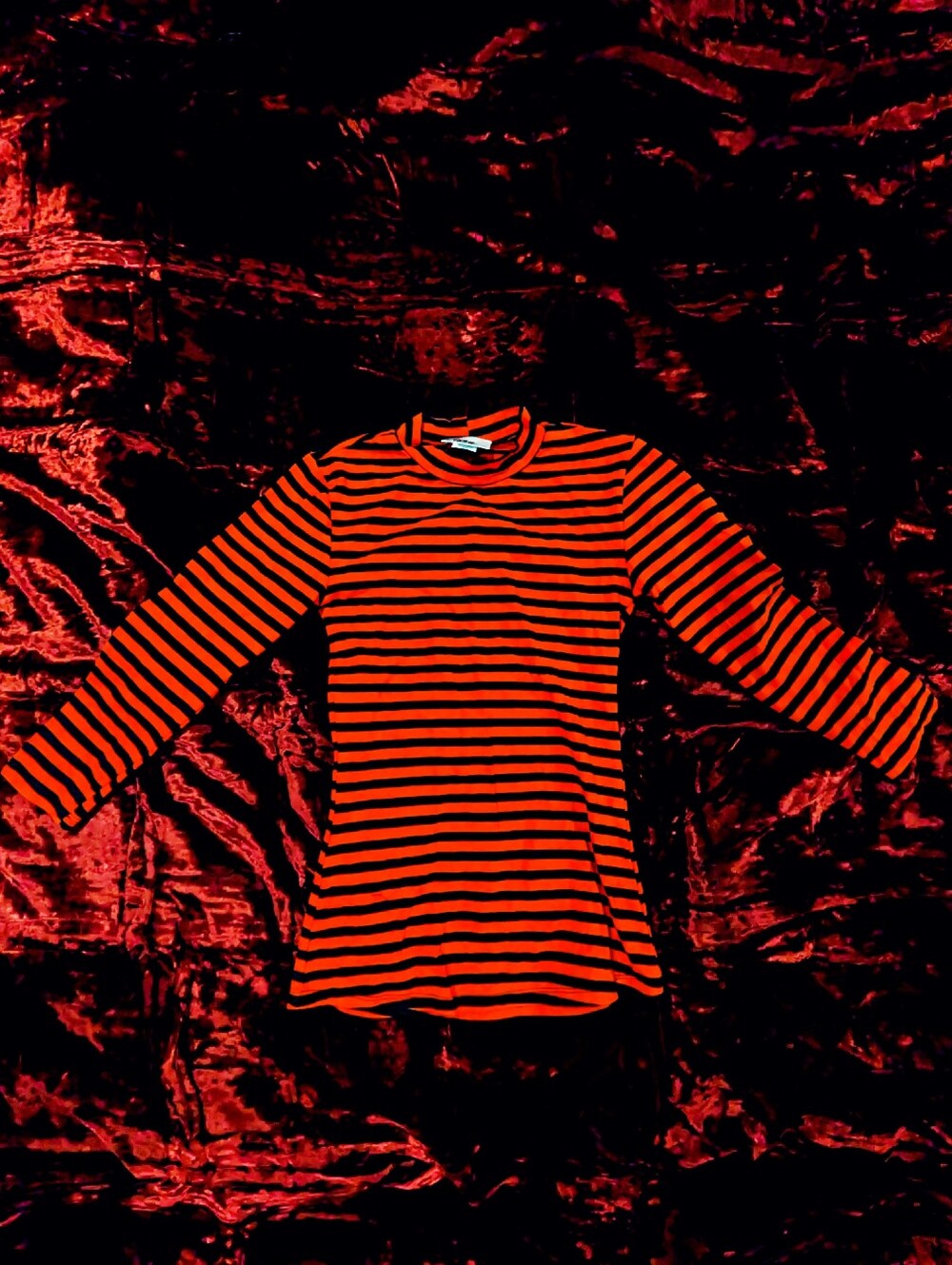NWOT Vixen by Micheline Pitt Bad Girl 3/4 Sleeve Halloween Top